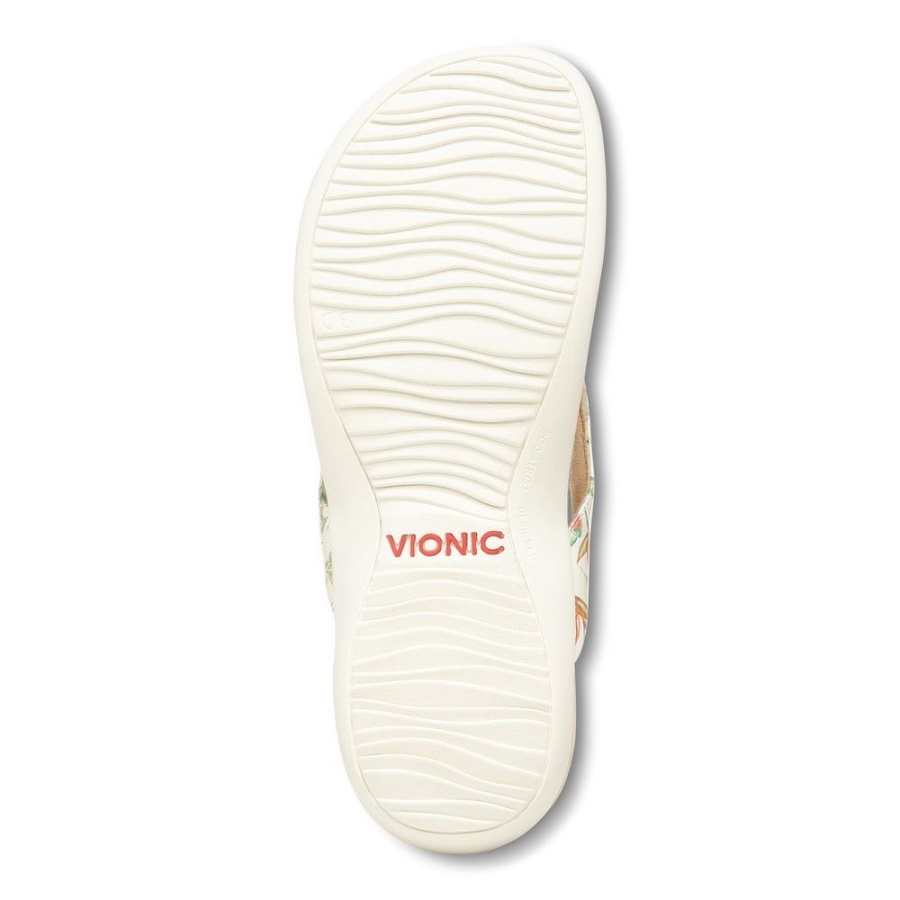 Vionic Tropical Marshmallow Bella Toe Post Sandal