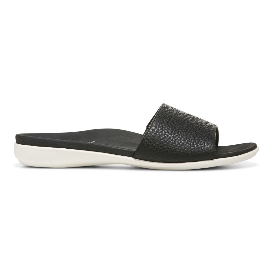 Vionic Val Slide Sandal Black