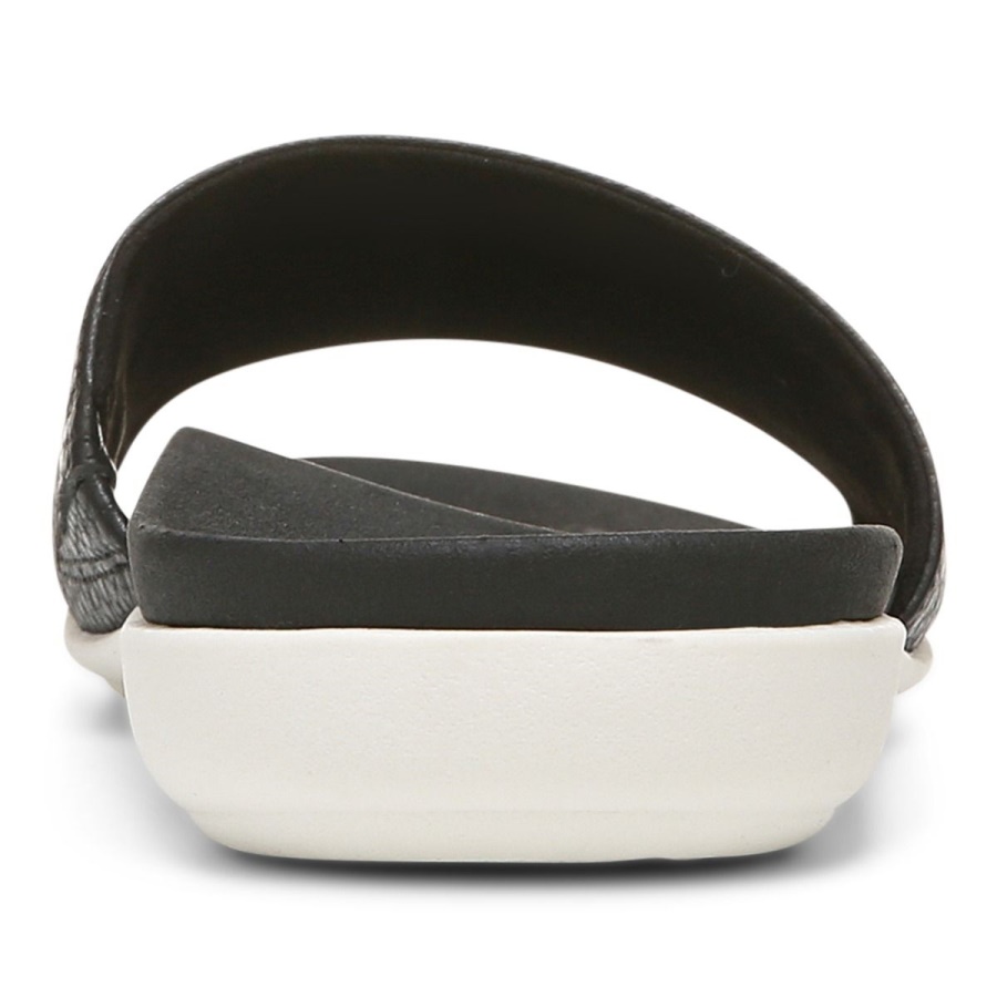 Vionic Val Slide Sandal Black