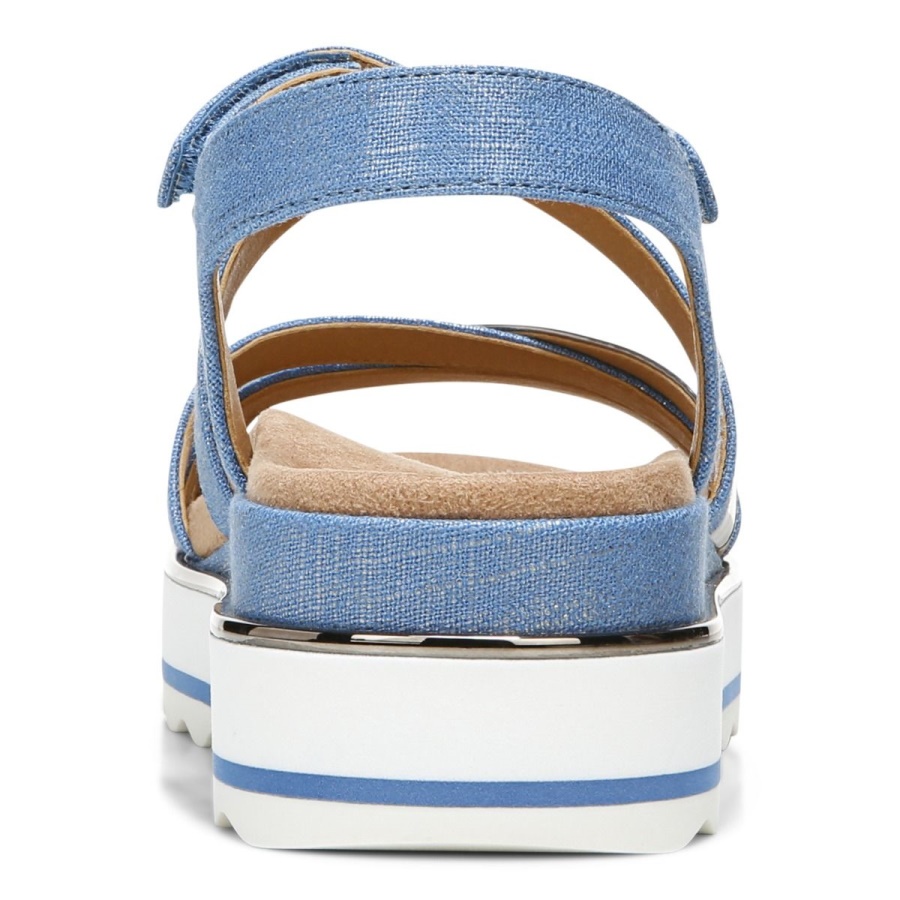 Vionic Vallarta Blue Kellyn Flatform Sandal