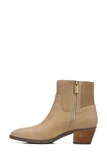 Vionic Wheat Natural Nubuck Shantelle Ankle Boots