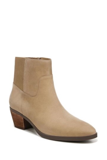 Vionic Wheat Natural Nubuck Shantelle Ankle Boots