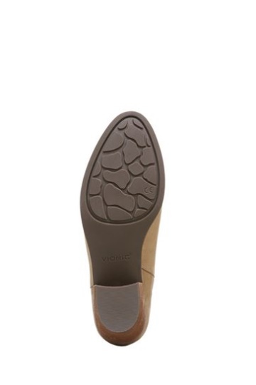 Vionic Wheat Natural Nubuck Shantelle Ankle Boots