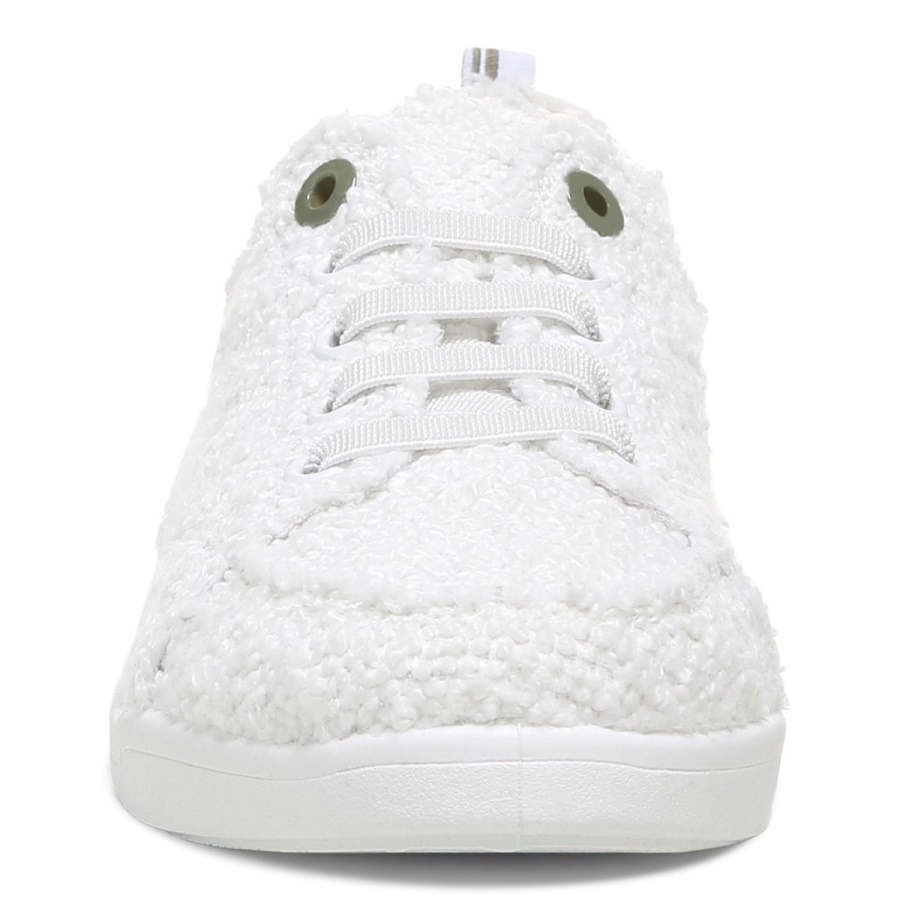 Vionic White Boucle Beach Pismo Casual Sneaker Boucle