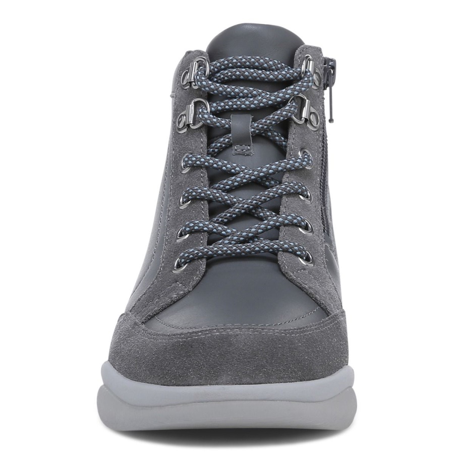 Vionic Whitley Boot Charcoal Leather