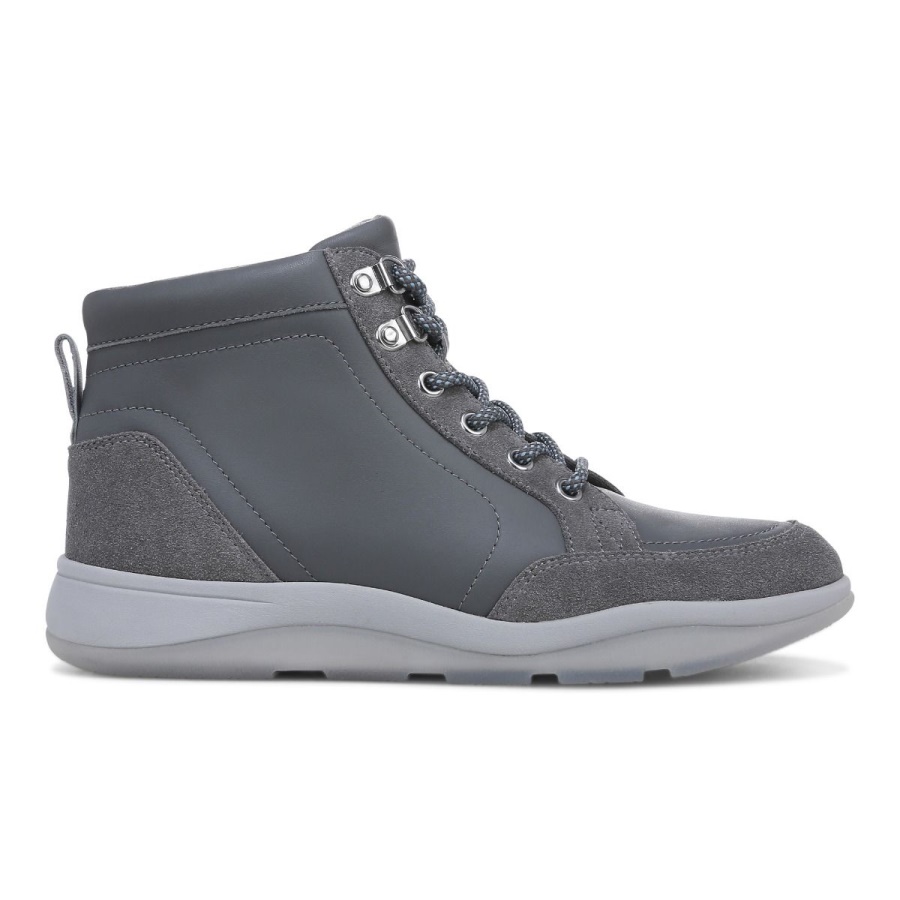 Vionic Whitley Boot Charcoal Leather