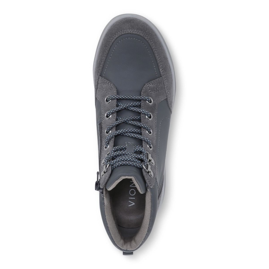 Vionic Whitley Boot Charcoal Leather