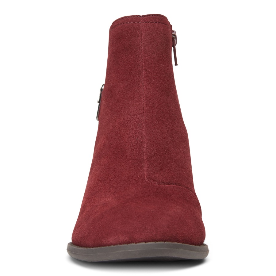 Vionic Wine Naomi Ankle Boot