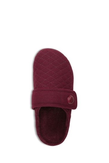 Vionic Wine Red Carlin Mule Slippers