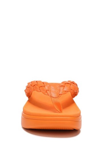 Vionic Yellow Kenji Thong Wedge Sandals