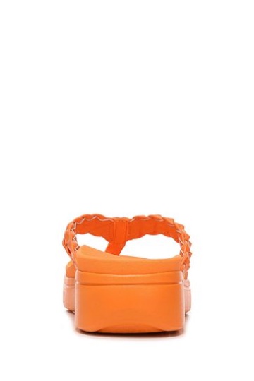 Vionic Yellow Kenji Thong Wedge Sandals