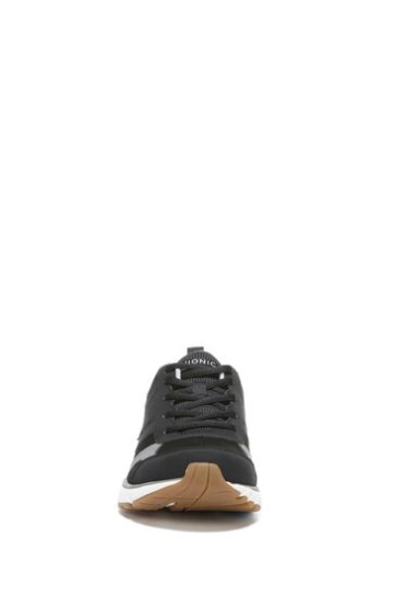 Vionic Zanny Black/Charcoal Lace Up Trainers