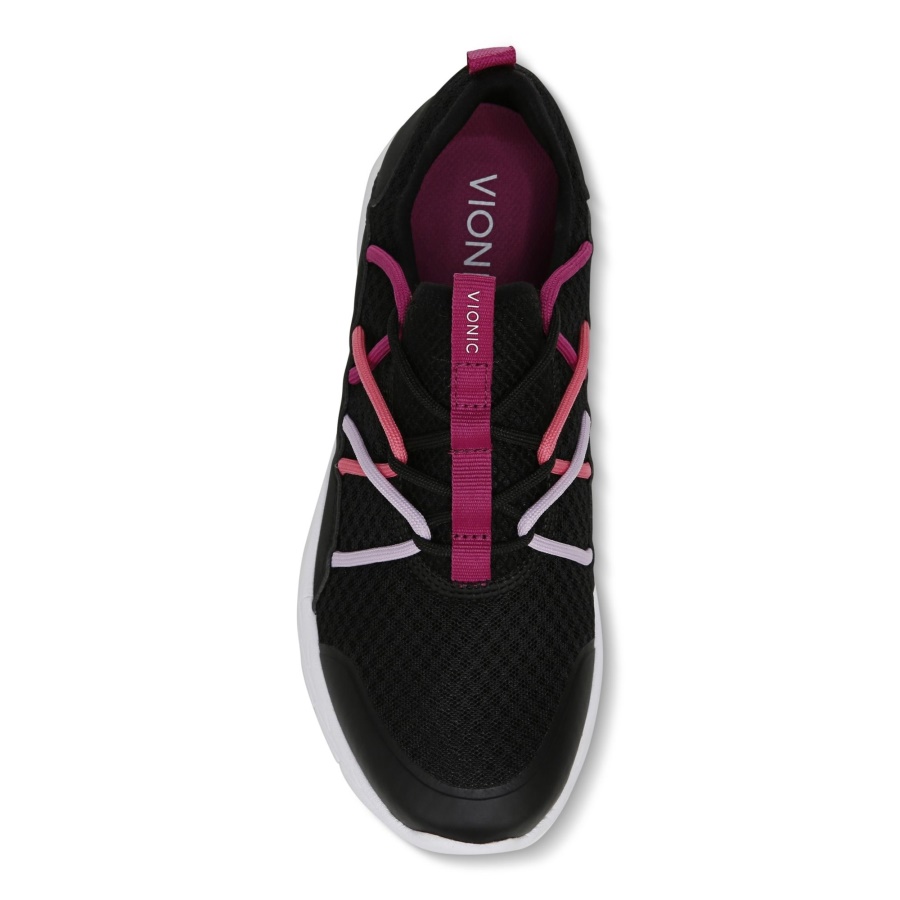 Vionic Zeliya Lace Up Trainer Black