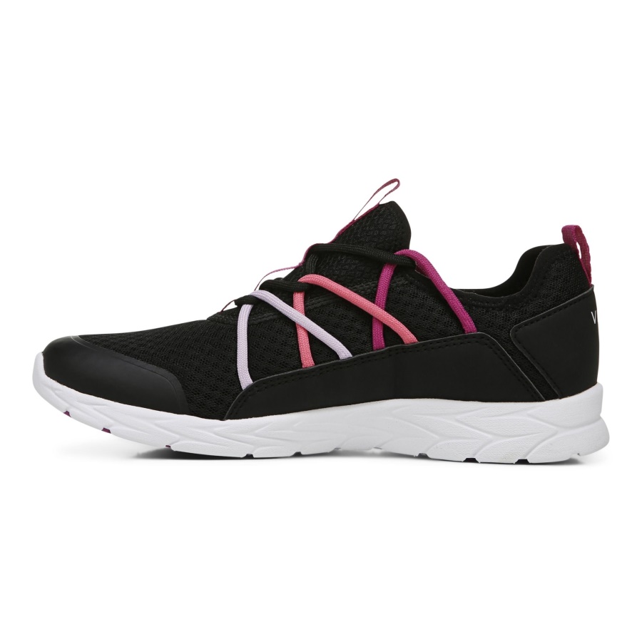 Vionic Zeliya Lace Up Trainer Black