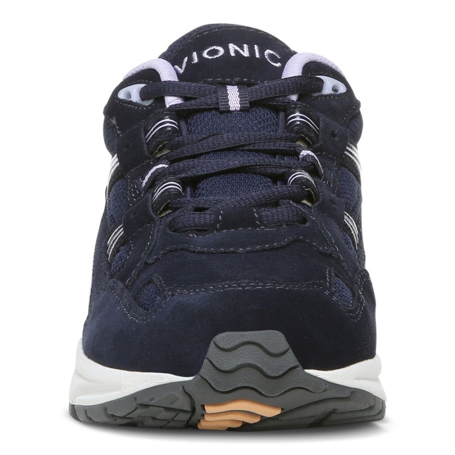 Walker Classic Trainer Vionic Navy/Purple Heather