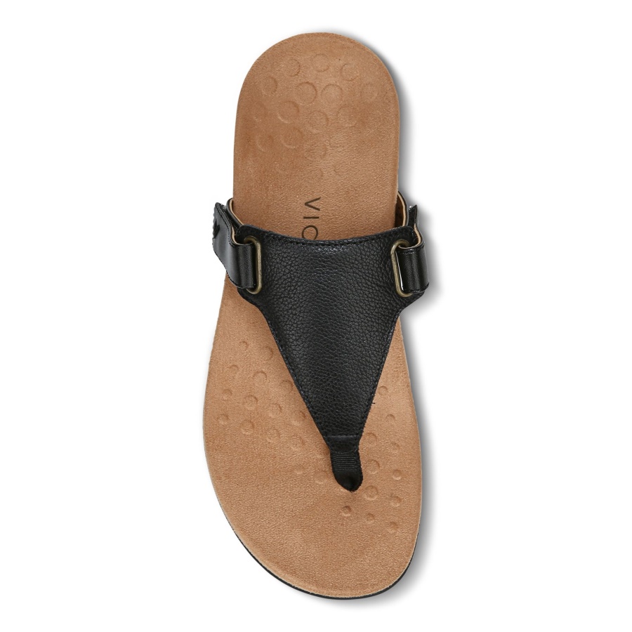 Wanda T-Strap Sandal Black Vionic