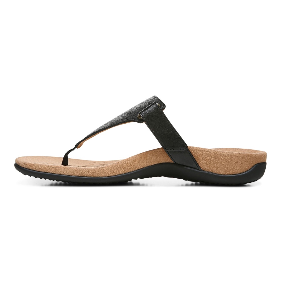 Wanda T-Strap Sandal Black Vionic