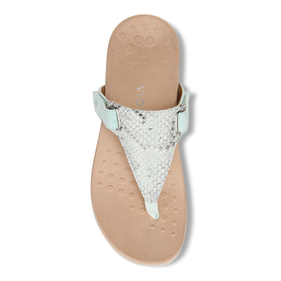Wanda T-Strap Sandal Seafoam Vionic