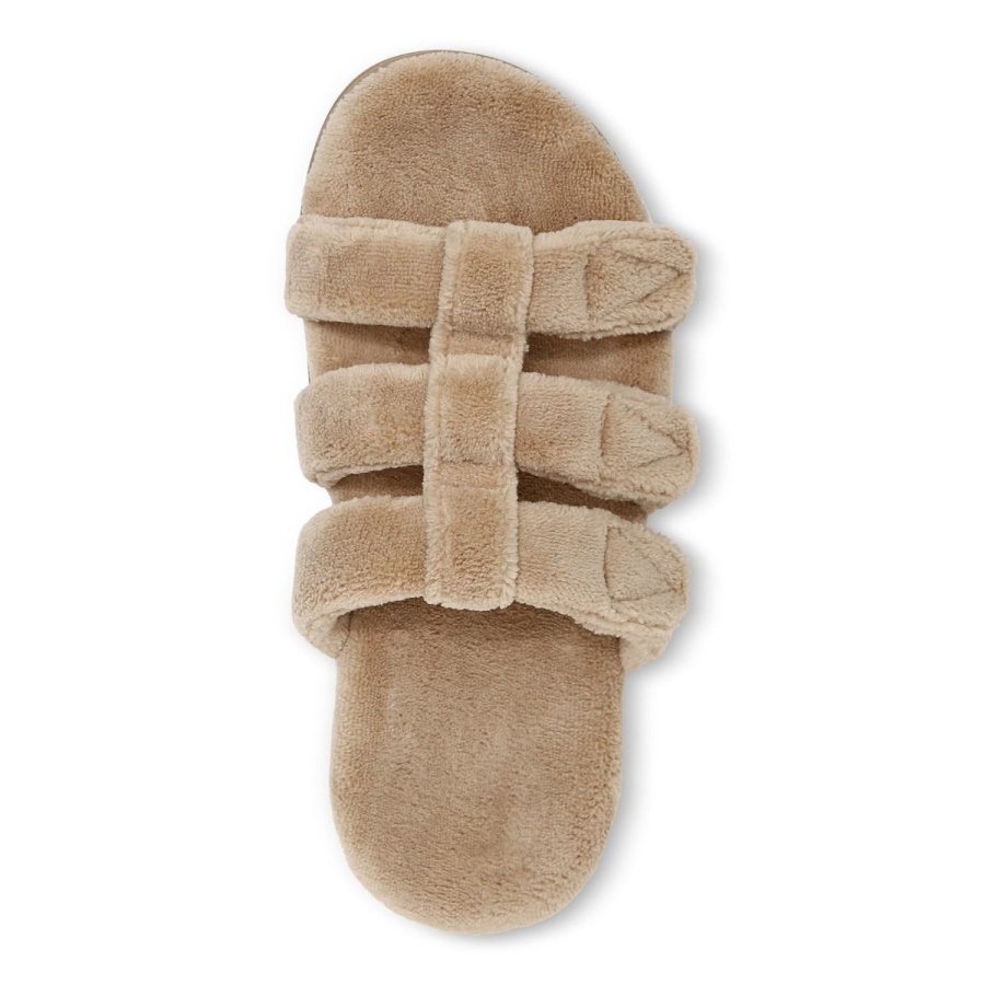 Wheat Vionic Snooze Slipper