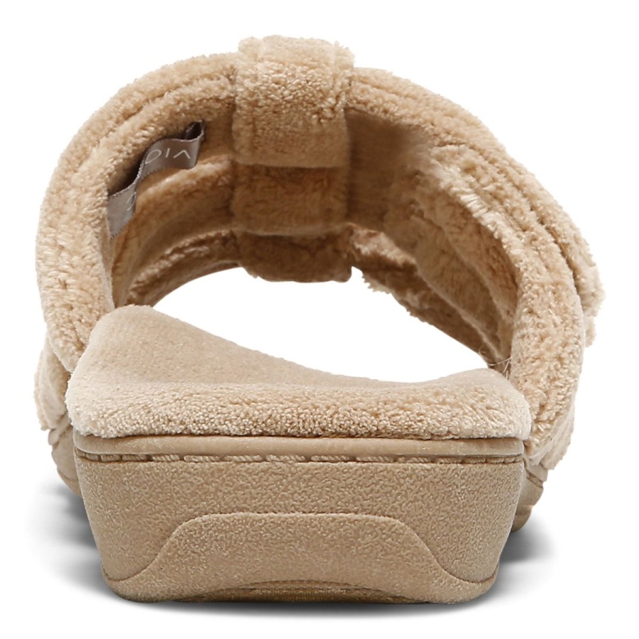 Wheat Vionic Snooze Slipper