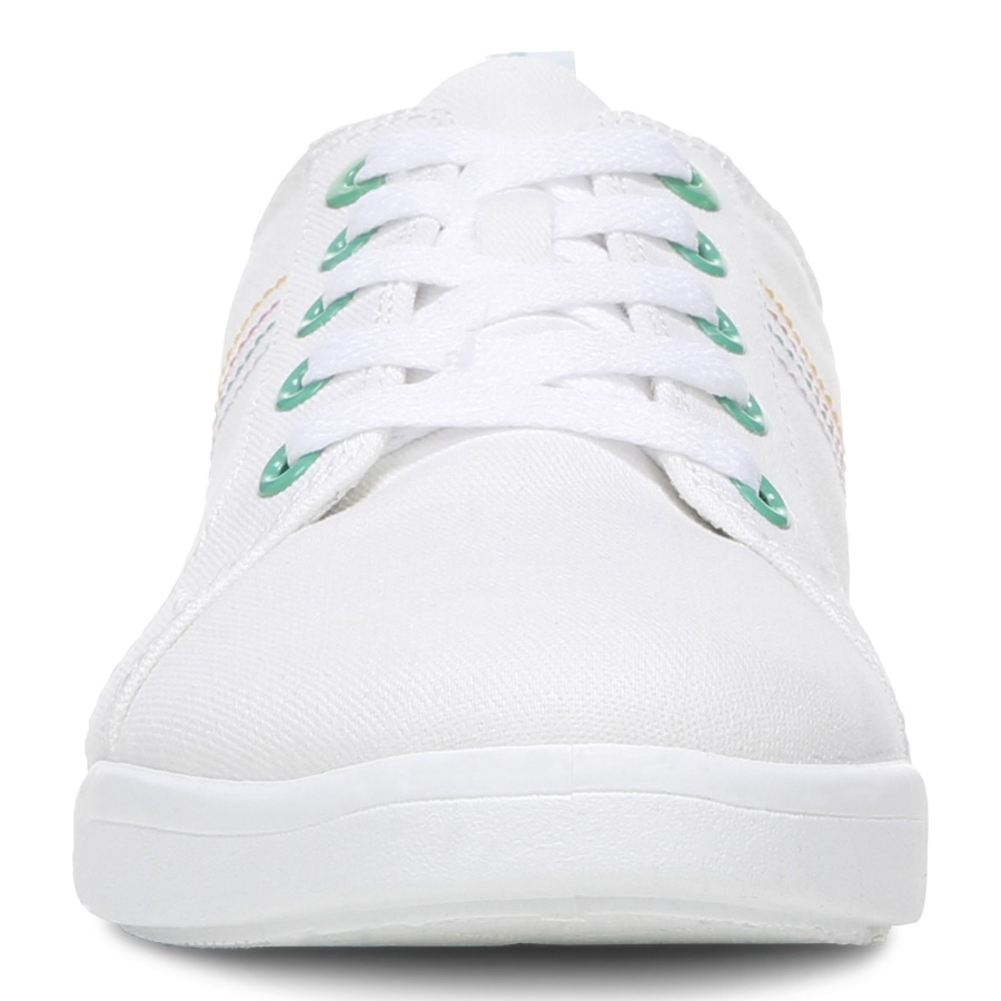 White Canvas Stinson Sneaker Vionic