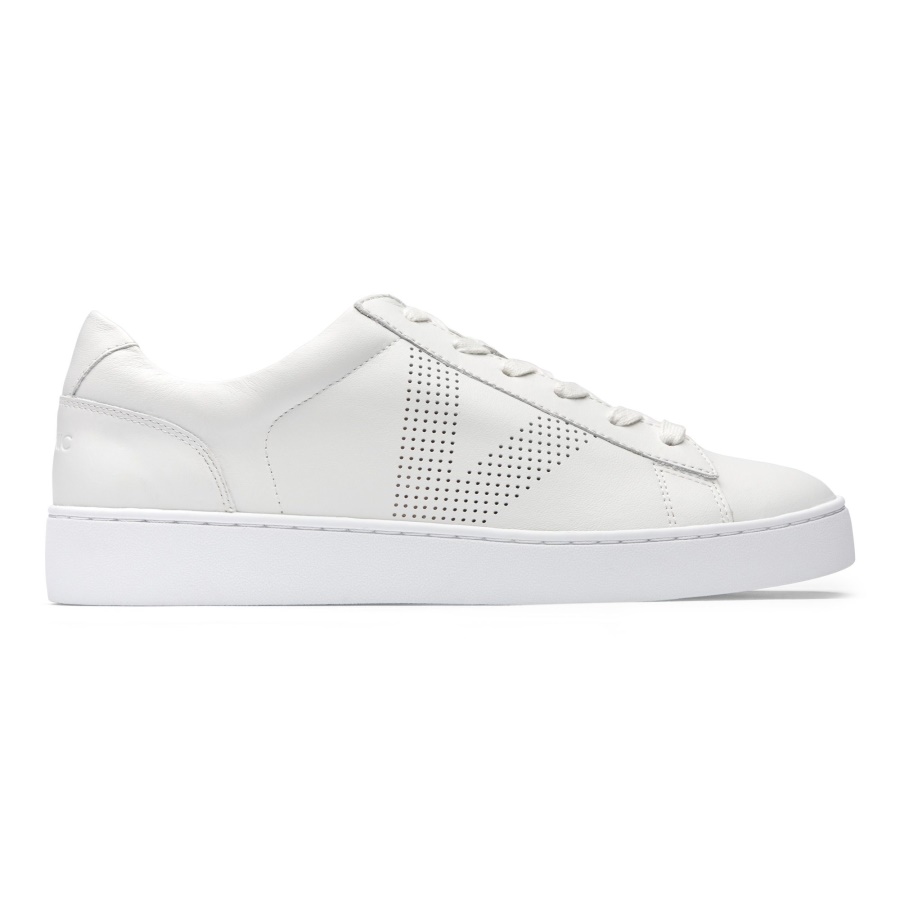 White Leather Honey Casual Trainer Vionic