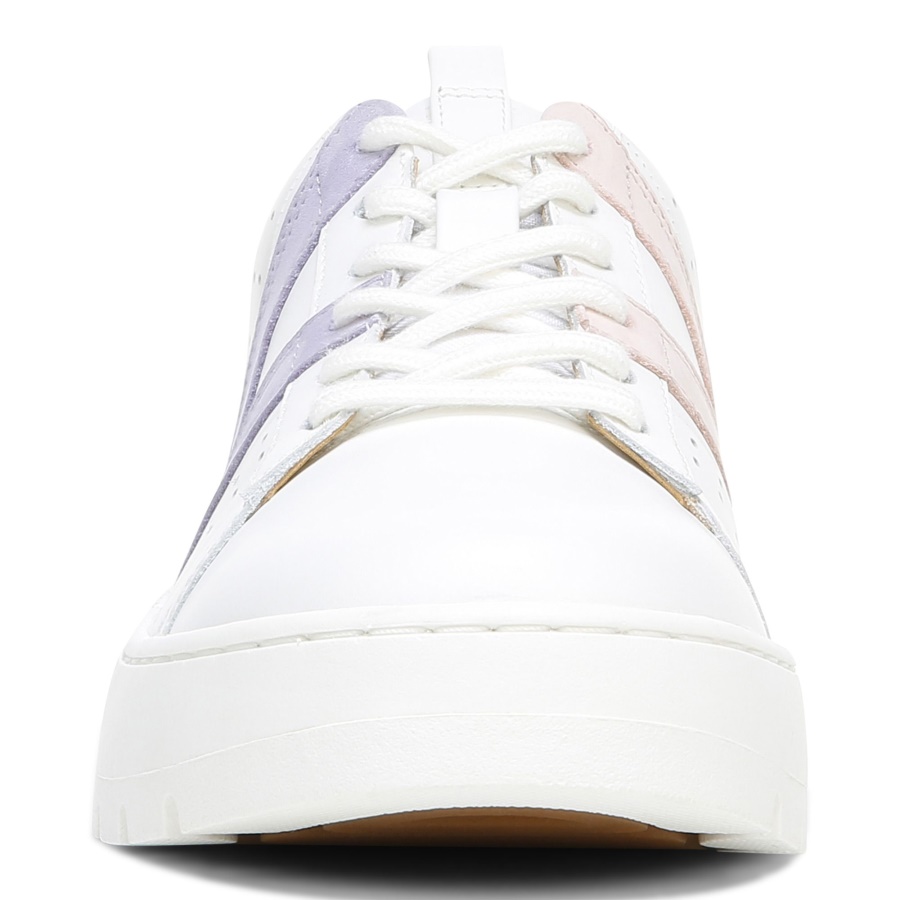 White Pastel Lilac Vionic Simasa Trainer