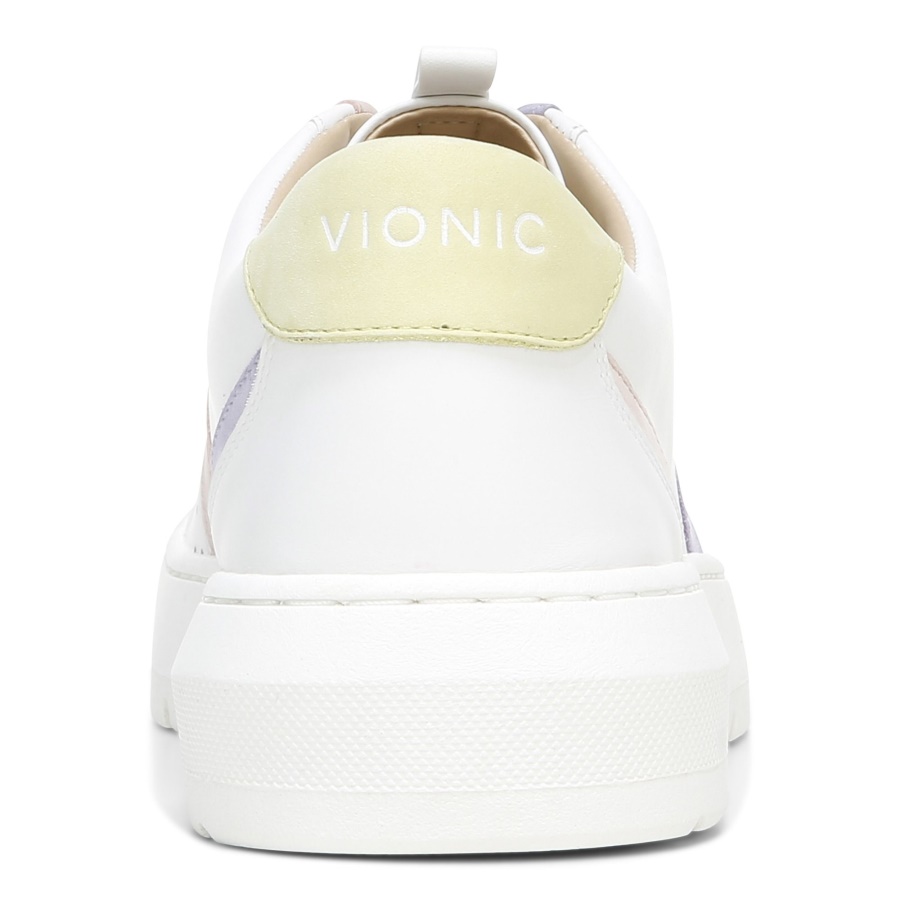 White Pastel Lilac Vionic Simasa Trainer