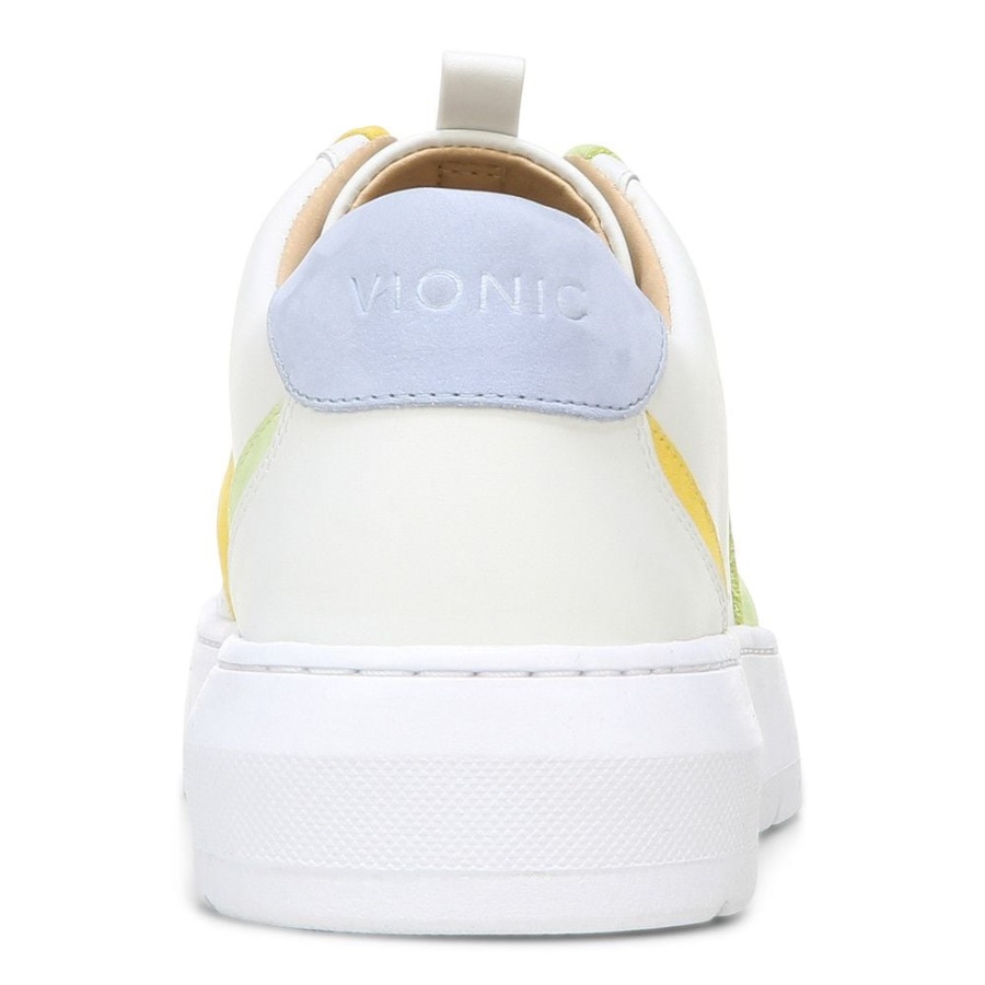 White Pastel Lilac Vionic Simasa Trainer