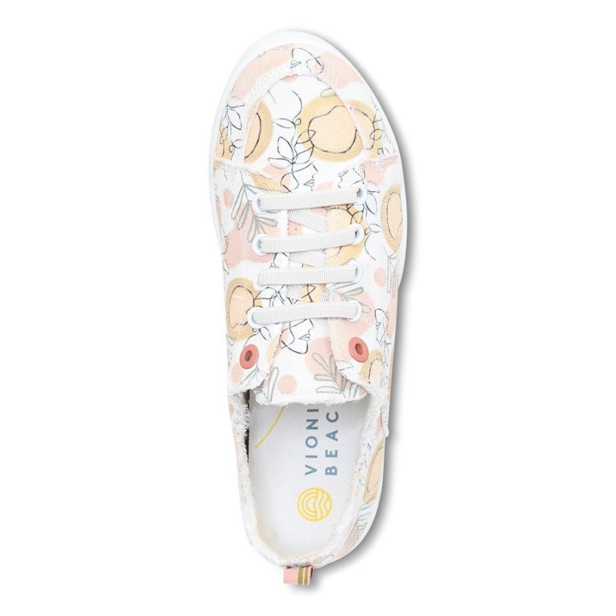 White Pismo Casual Trainer Vionic