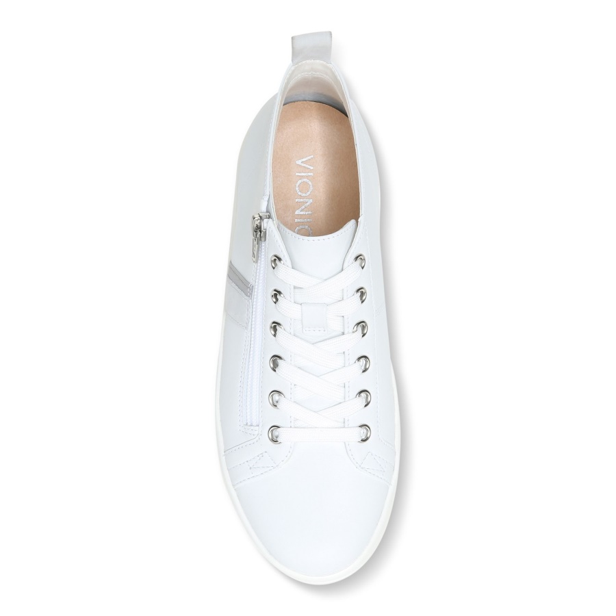 White Stevie High Top Trainer Vionic