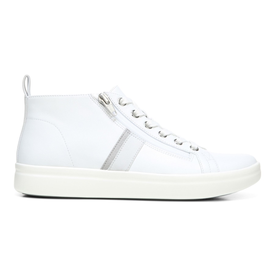 White Stevie High Top Trainer Vionic