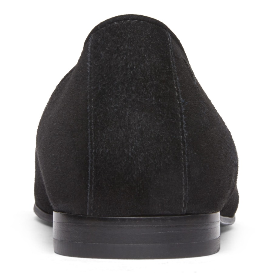 Willa Slip on Flat Black Suede Vionic