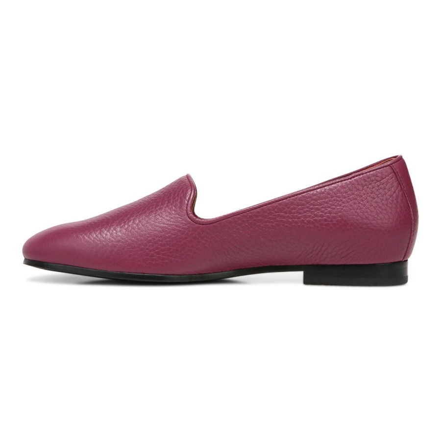 Willa Slip on Flat Vionic Shiraz Tumbled Leather