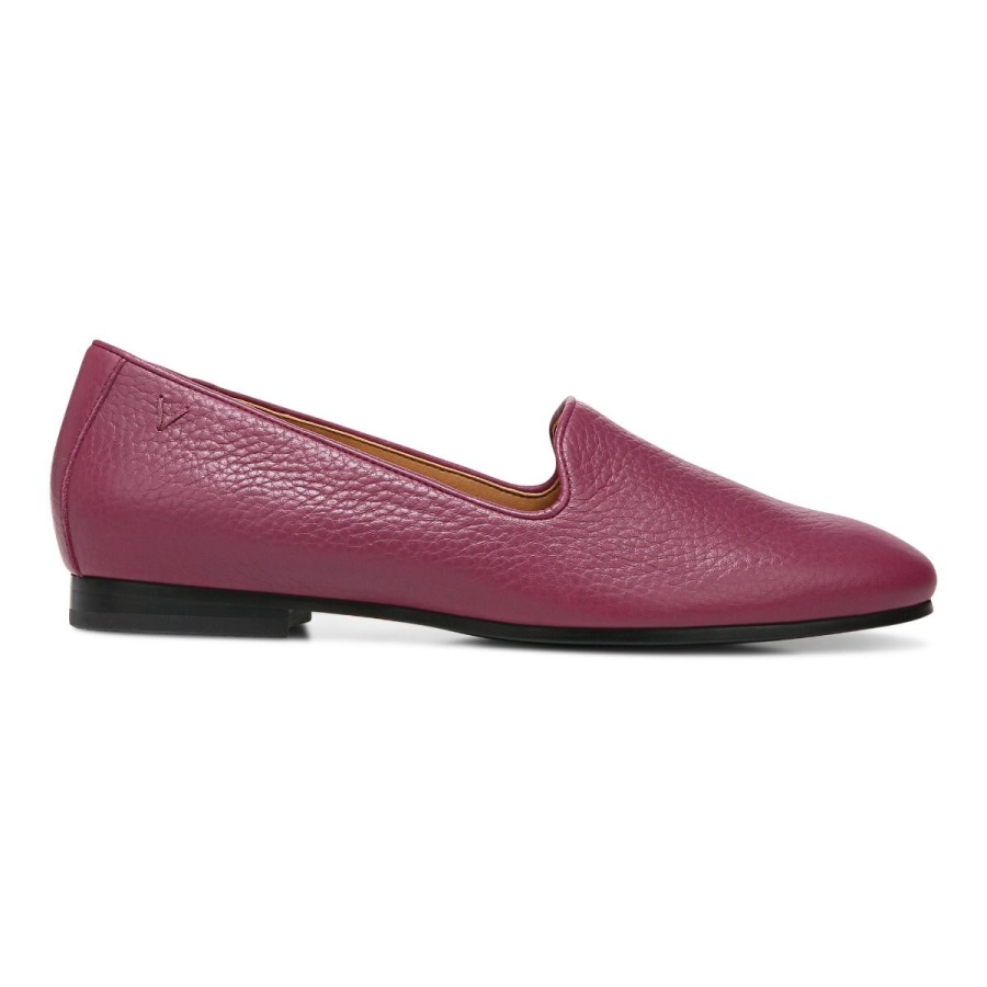 Willa Slip on Flat Vionic Shiraz Tumbled Leather