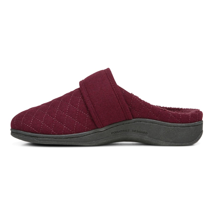 Wine Carlin Slipper Vionic