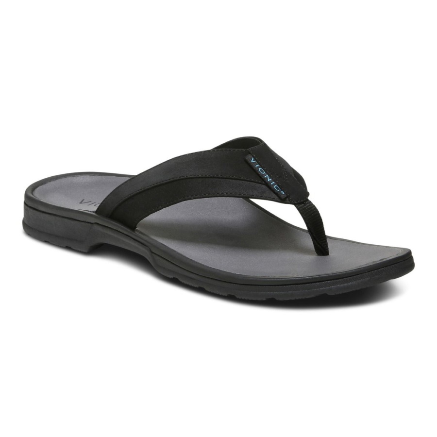Wyatt Toe Post Sandal Black Vionic
