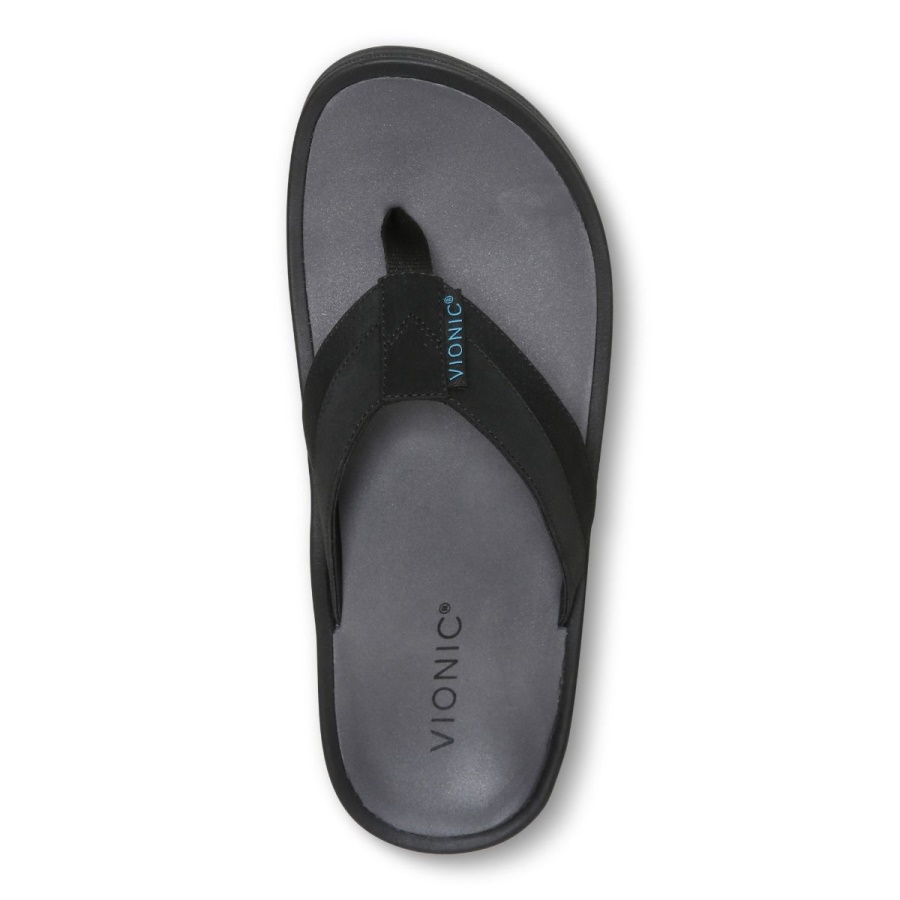 Wyatt Toe Post Sandal Black Vionic