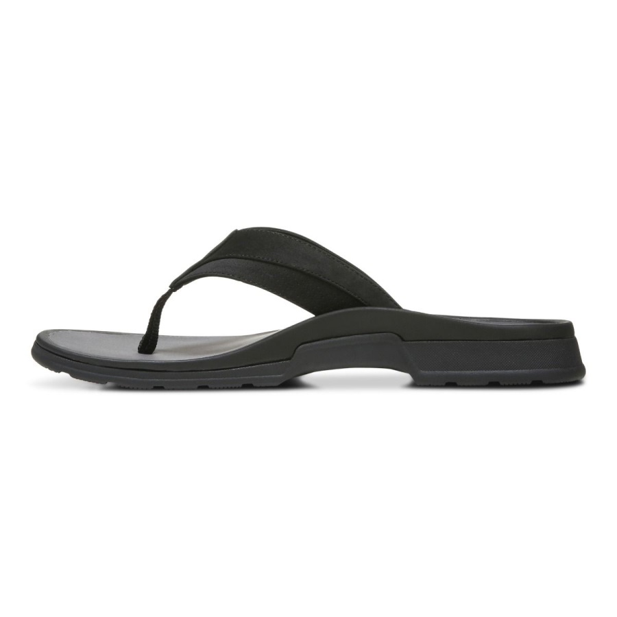 Wyatt Toe Post Sandal Black Vionic