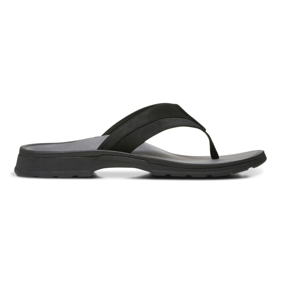 Wyatt Toe Post Sandal Black Vionic