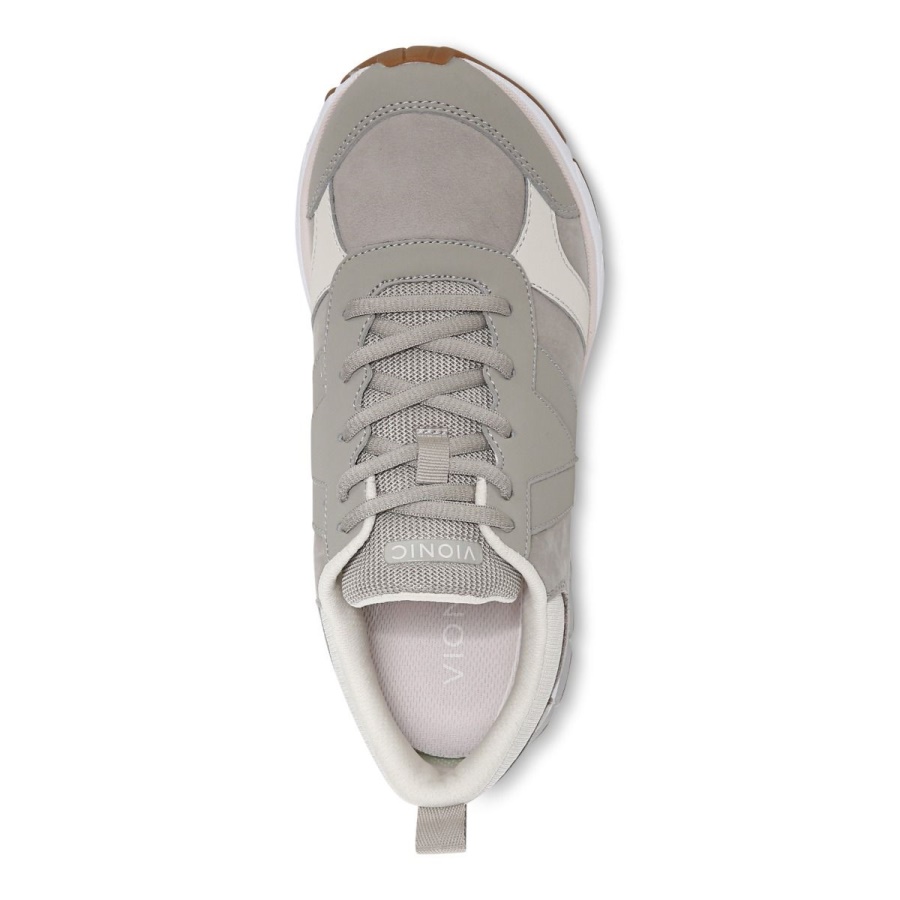 Zanny Trainer Dark Taupe Vionic