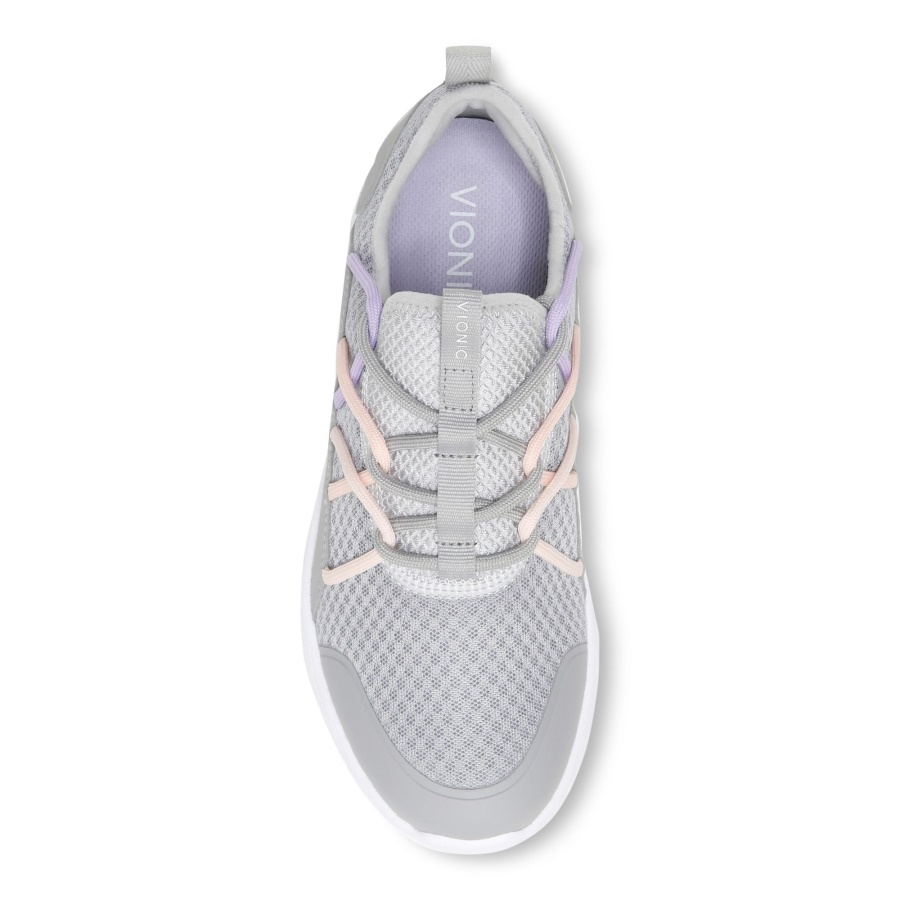 Zeliya Lace Up Trainer Vionic Grey