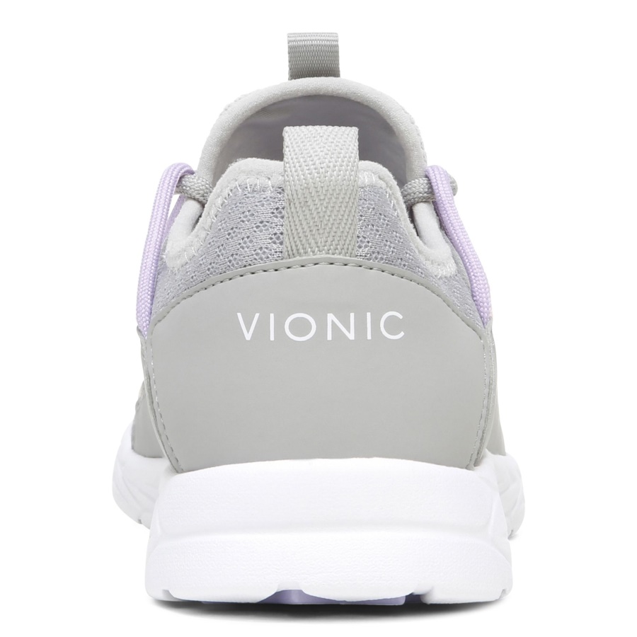 Zeliya Lace Up Trainer Vionic Grey
