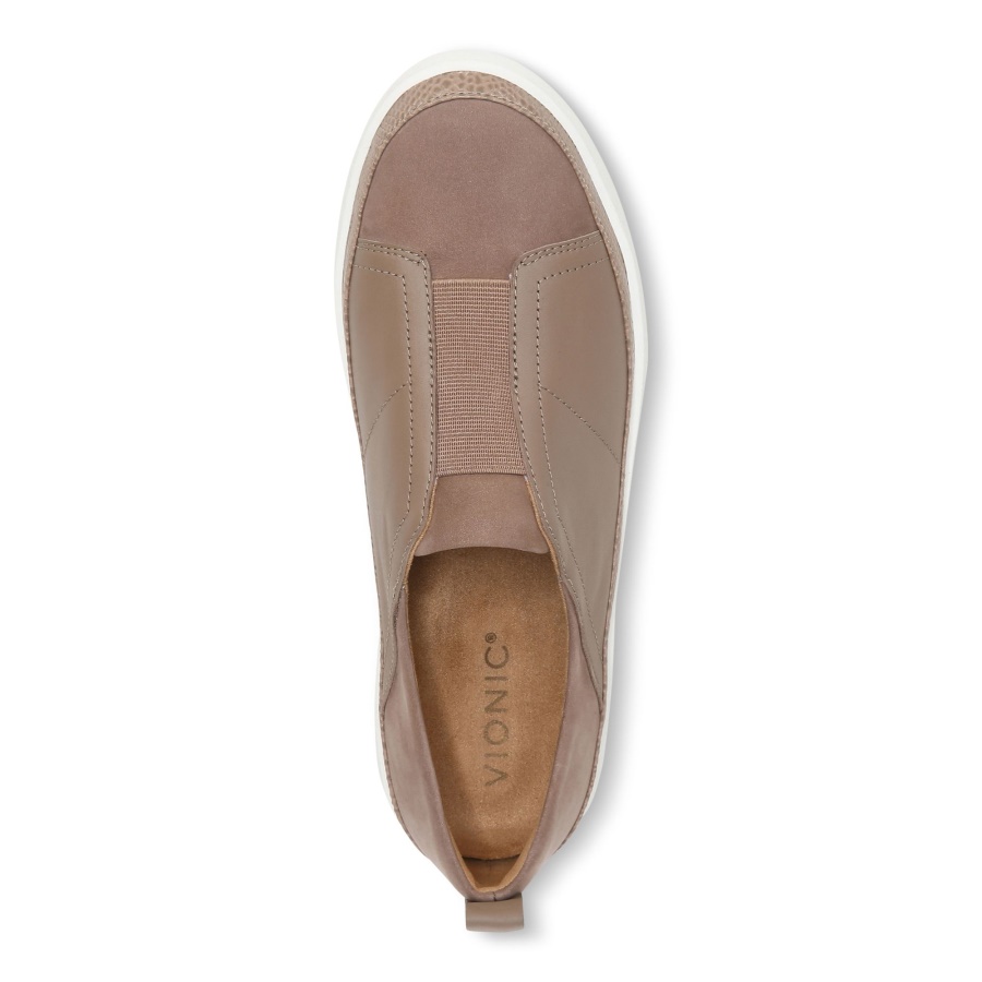Zinah Slip on Sneaker Vionic Brownie