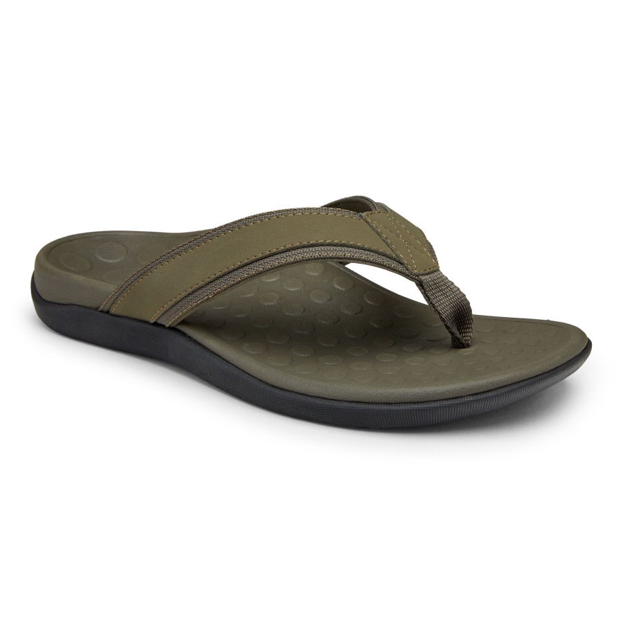 Men's Tide Toe Post Sandal Vionic Olive