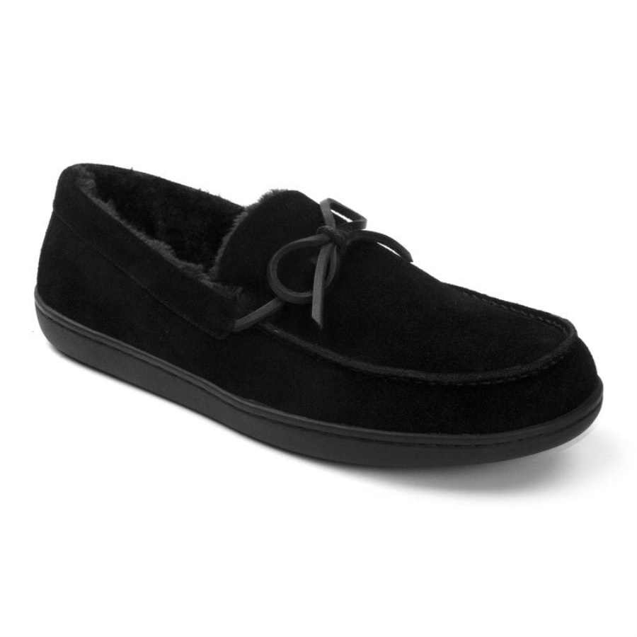 Vionic Black Adler Slipper