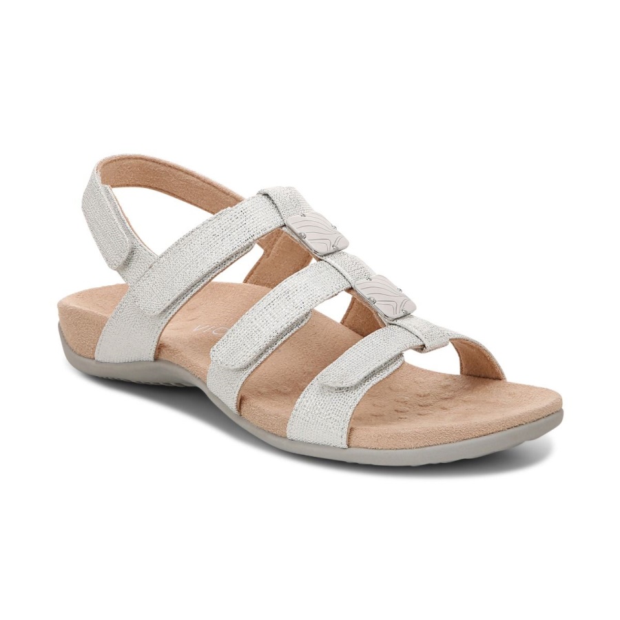Vionic Silver Amber Adjustable Sandal