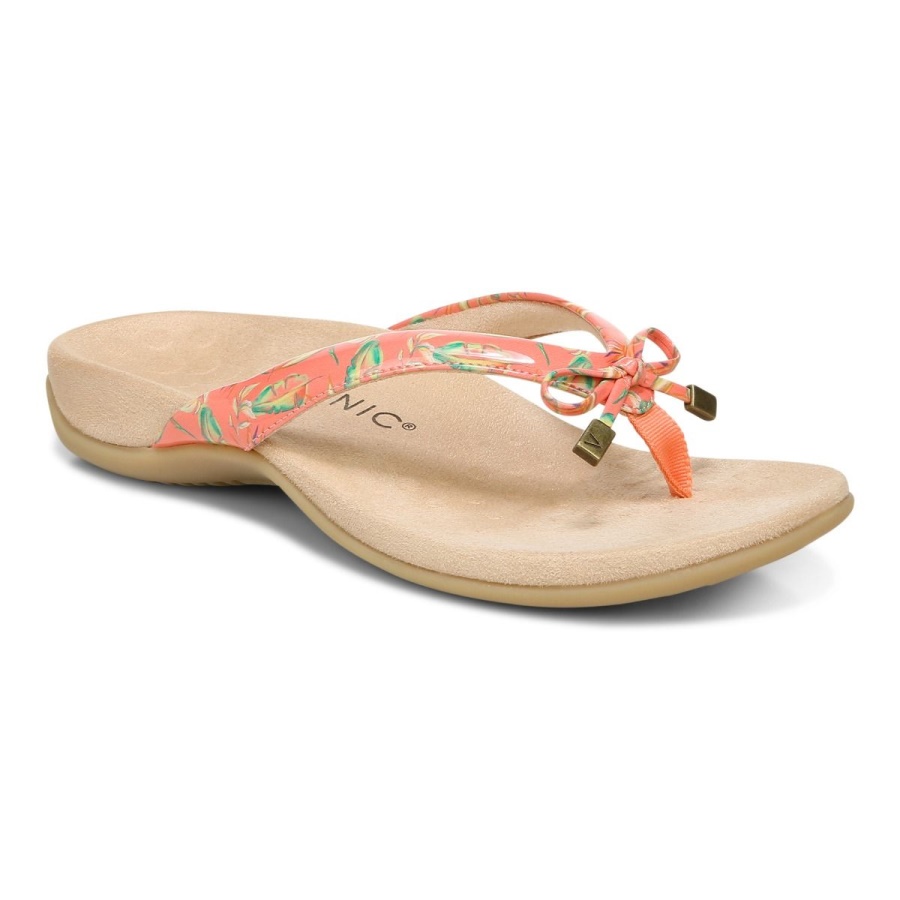Bella Toe Post Sandal Vionic Papaya