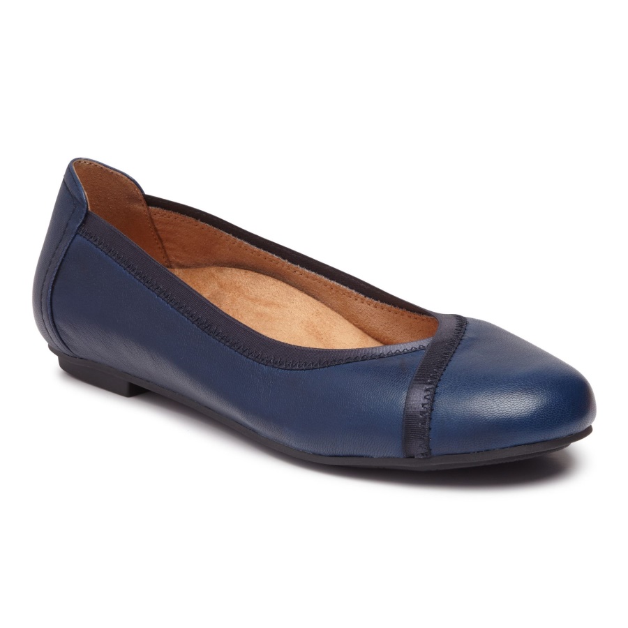 Vionic Navy Caroll Ballet Flat