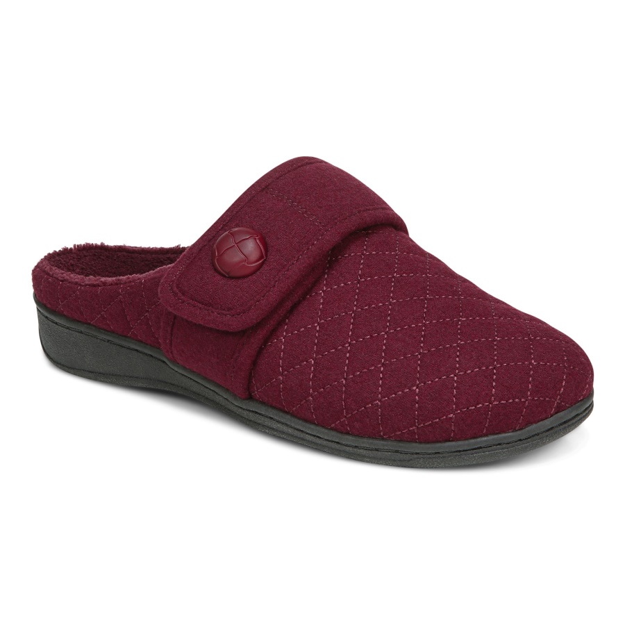 Wine Carlin Slipper Vionic